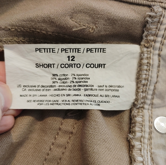 Gloria Vanderbilt Amanda Classic High Rise Tapered Jean Petite, Hazelnut 12P - Picture 10 of 12